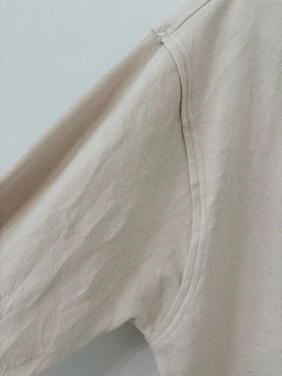 Alo Yoga Freestyle Crew Sweatshirt Sz S Bone EUC - Picture 3 of 9